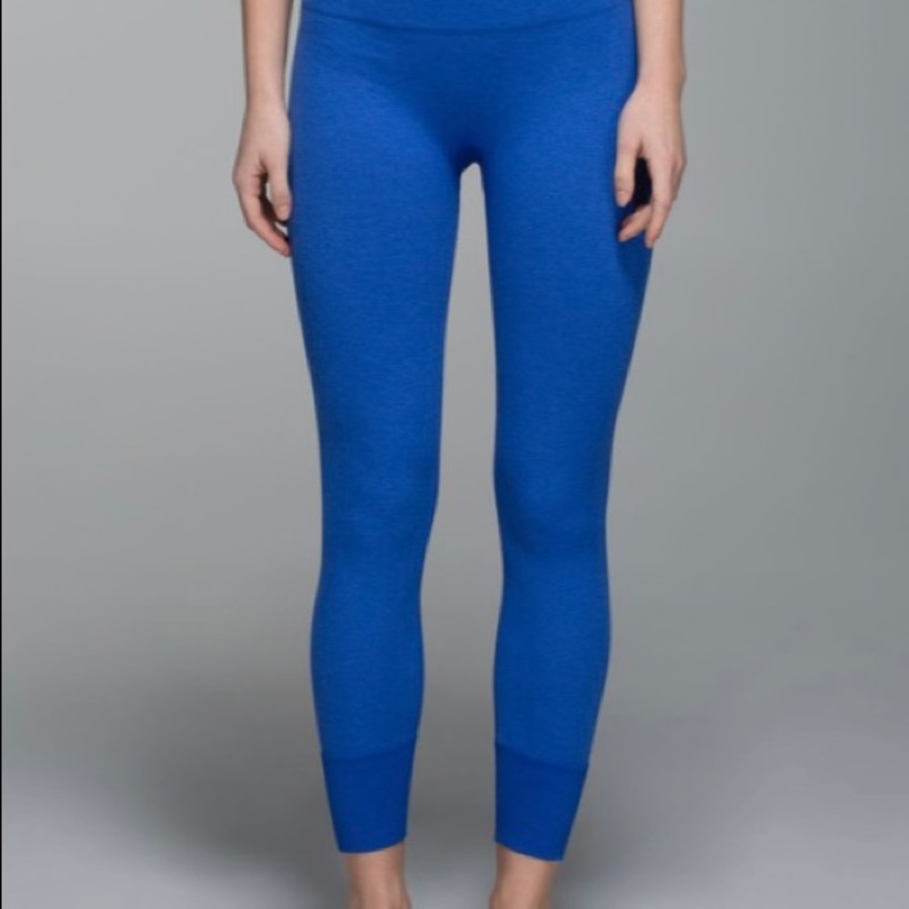 Lululemon EBB TO STREET PANTS, blue, size 6, women